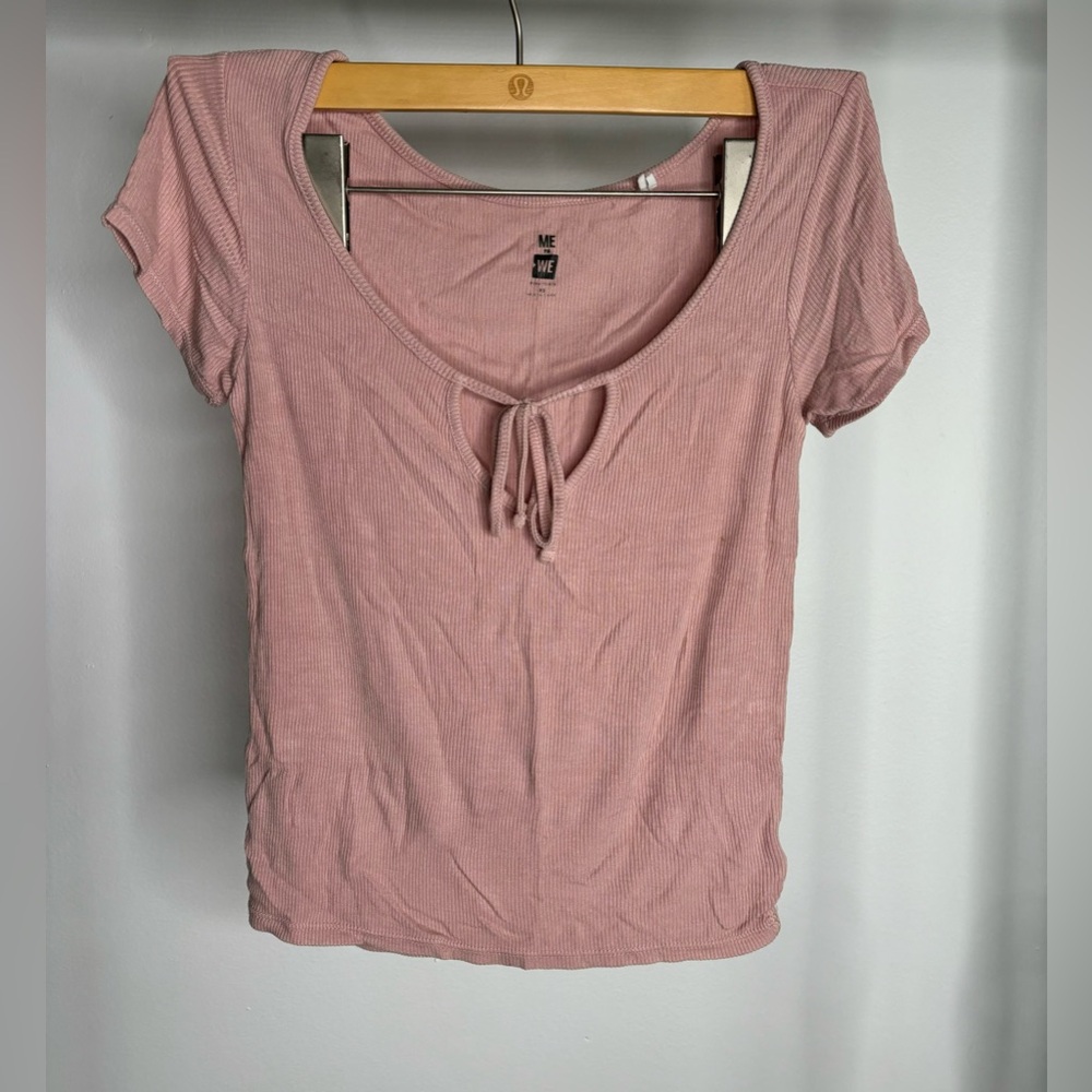 PacSun Ribbed Cropped T-shirt